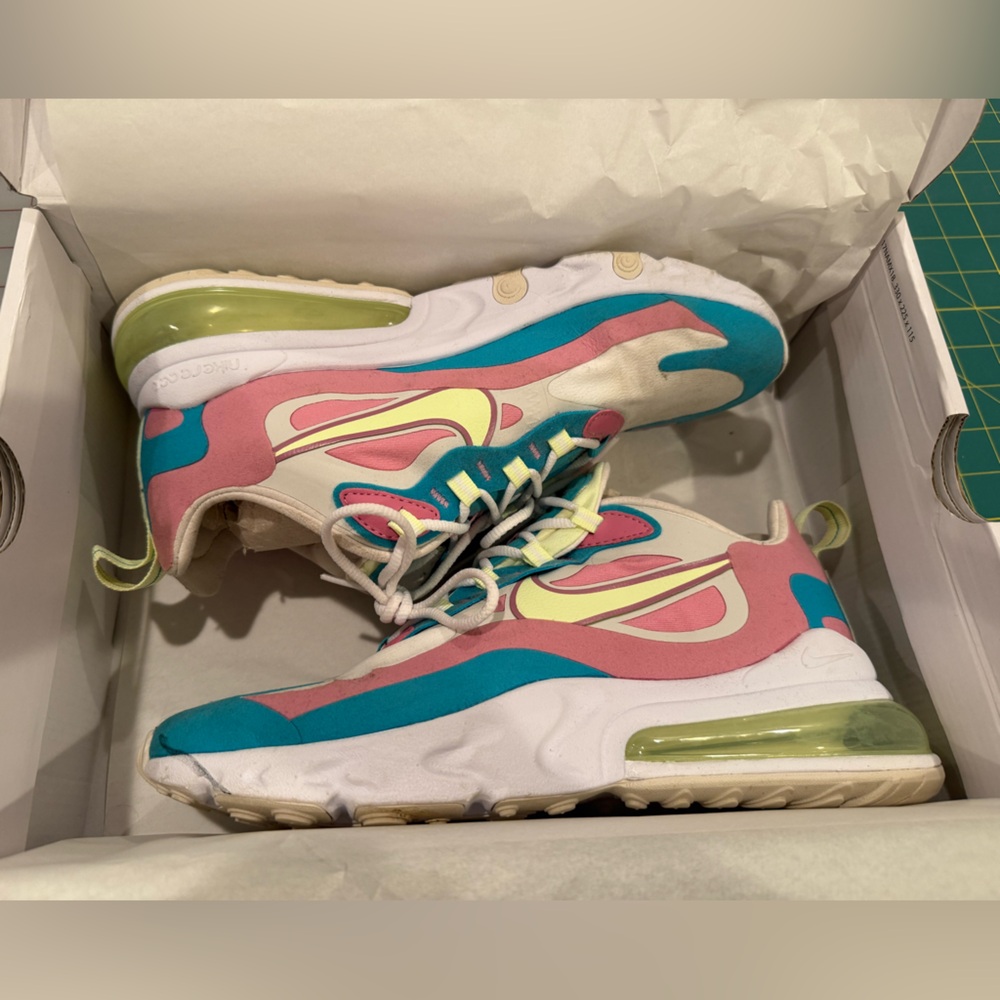 Nike Air Max 270 React "Pastel" Sneakers (CW7015-100)